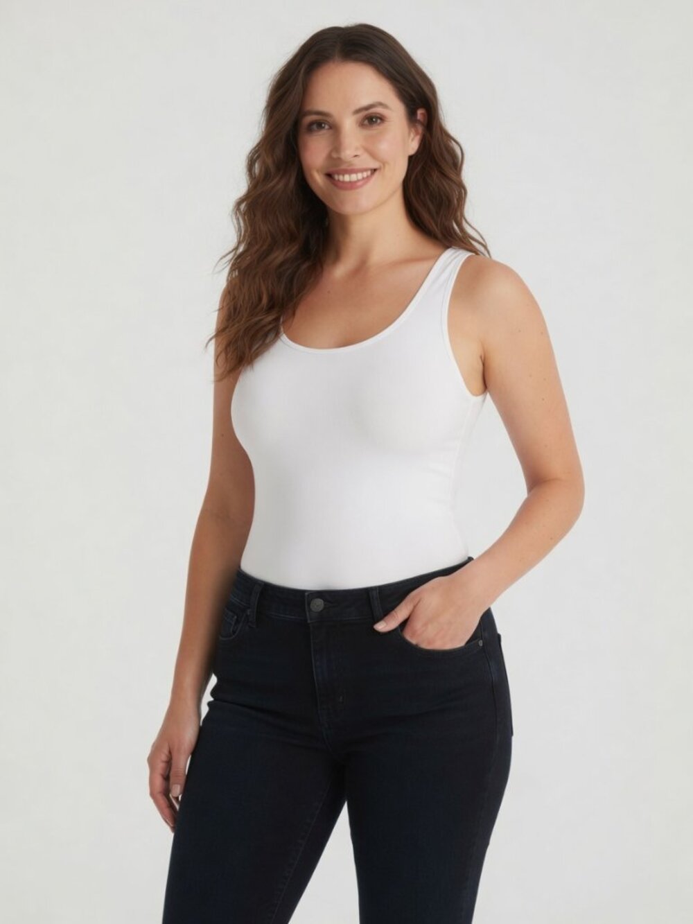STEAL!!🔥Shapermint Essentials All Day Every Day Tank Cami | White | XL